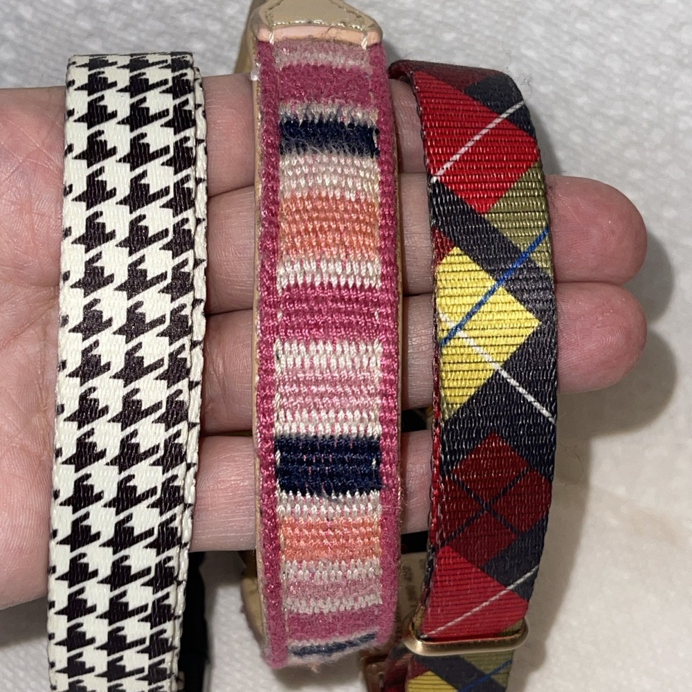 Dog Collars Set Of 3 For Size Small To Medium Adjustable 12"-20" Never Used - Picture 13 of 14